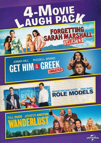 4-Movie Laugh Pack (Oublier Sarah Marshall (Non classé) / Amenez-le au grec (Non classé) / Mode film DVD