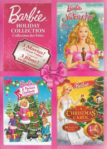 Barbie Holiday Collection (Casse-Noisette / Un Noël parfait / Un Chant de Noël) (Bilingue) (Coffret) DVD Movie