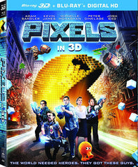 Pixels (3D Blu-ray + Blu-ray + Digital Copy) (Blu-ray)