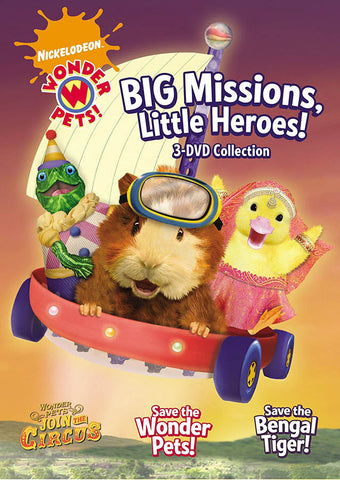 Wonder Pets!: Big Missions, Little Heroes! (3-DVD Collection) (Boxset) DVD Movie 
