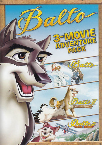 Balto (3-Movie Adventure Pack) Film sur DVD