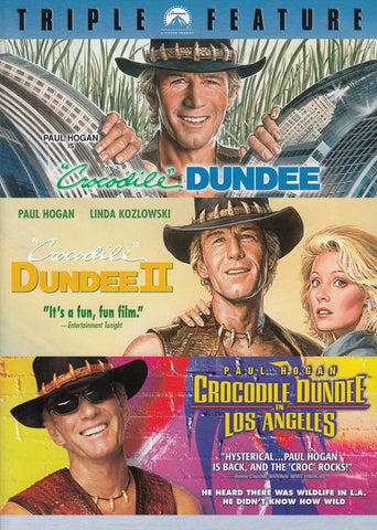 Crocodile Dundee / Crocodile Dundee II / Crocodile Dundee à Los Angeles (Triple Feature) DVD Film