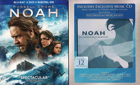 Noah (Blu-ray / DVD / Digital HD) (Avec CD de musique exclusif Noah) (Blu-ray) (Coffret) Film BLU-RAY