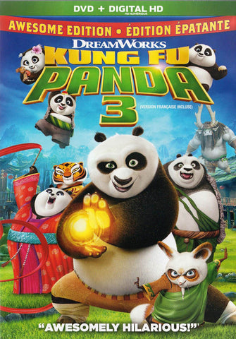 Kung Fu Panda 3 (Awesome Edition) (DVD / Digital HD) (Bilingual) DVD Movie 