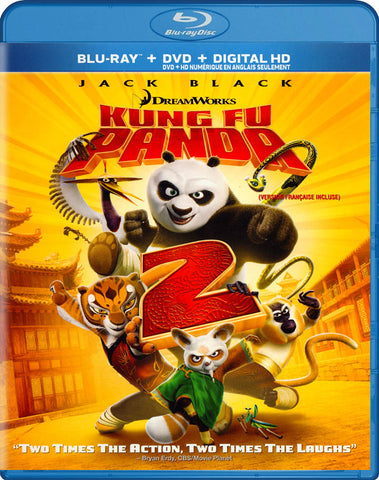 Kung Fu Panda 2 (Blu-ray + DVD + Digital Copy) (Blu-ray) (Bilingual) (Blue Trim) BLU-RAY Movie