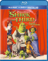 Shrek The Third (Red Cover) (Blu-ray + DVD + Digital HD) (Blu-ray) (Bilingual)