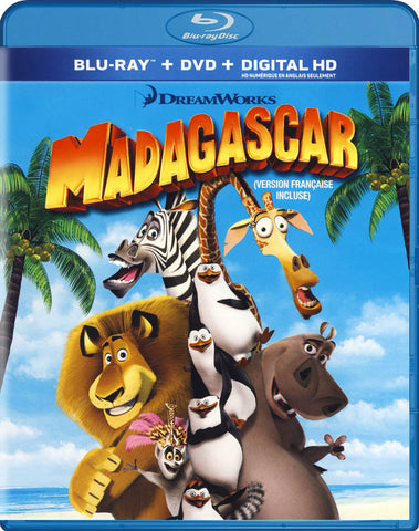 Madagascar (Blu-ray / DVD / Digital HD) (Blu-ray) (Bilingue) Film BLU-RAY