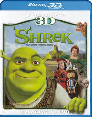 Shrek (Blu-ray 3D / DVD) (Blu-ray) (Bilingual)