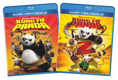 Kung Fu Panda / Kung Fu Panda 2 (Blu-ray / DVD) (Blu-ray) (Boxset) (Bilingue)
