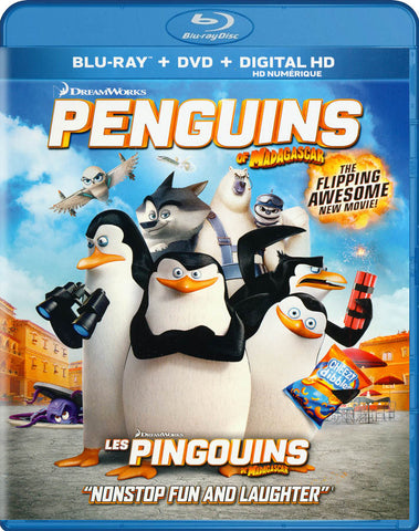 Pingouins de Madagascar (Blu-ray / DVD / HD Numérique) (Blu-ray) (Bilingue) Film BLU-RAY