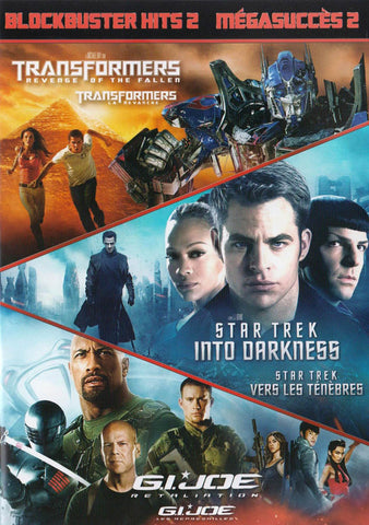 Blockbuster frappe 2 (Transformers: la revanche des déchus / Star Trek dans les ténèbres / GI Joe) (Bilin DVD Movie