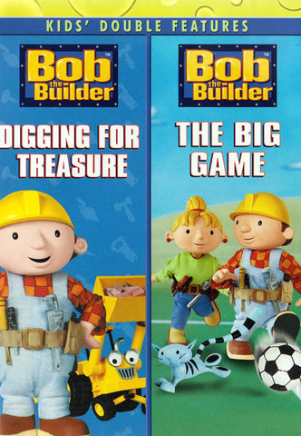 Bob the Builder - Digging for Treasure / The Big Game (Kids double Features) DVD Movie 
