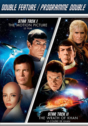 Star Trek I: The Motion Picture / Star Trek II: The Wrath of Khan (Double Feature) (Bilingual) DVD Movie 