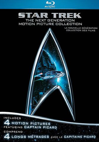 Star Trek - Collection de films cinématographiques de la prochaine génération (bilingue) (coffret) (Blu-ray) BLU-RAY Movie