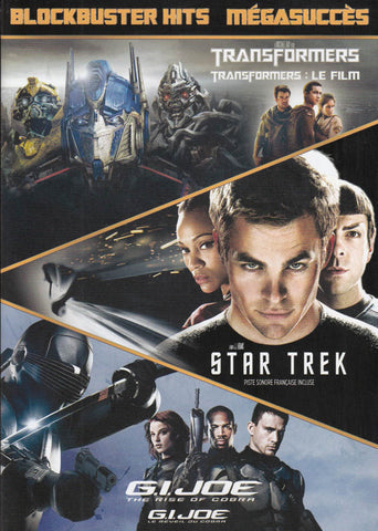 Blockbuster Hits (GI Joe - La montée du cobra / Transformers / Star Trek) (Bilingue) DVD Film
