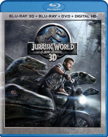 Jurassic World 3D (Blu-ray 3D / Blu-ray / DVD / Digital HD) (Blu-ray) (Bilingual) BLU-RAY Movie 