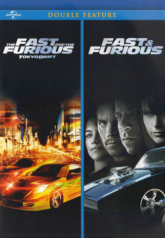 The Fast and The Furious: Tokyo Drift / Fast & Furious (Double Feature) DVD Movie 
