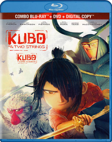 Kubo et le combo deux cordes (Blu-ray + DVD + Copie Numérique) (Bilingue) (Blu-ray) Film BLU-RAY