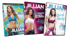 Jillian Michaels (6 Week Six-Pack / Extreme Shed and Shred / Hard Body) (3-Pack)
