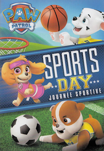 Paw Patrol - Sports Day (Bilingual) DVD Movie 
