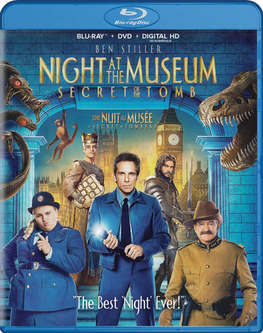 Nuit au musée 3 - Le secret de la tombe (Blu-ray + DVD + Copie Numérique) (Blu-ray) (Bilingue) Film BLU-RAY