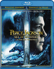 Percy Jackson: La Mer Des Monstres (Édition Deluxe) (Blu-ray 3D + Blu-ray + DVD) (Blu-ray) (Bilingue)