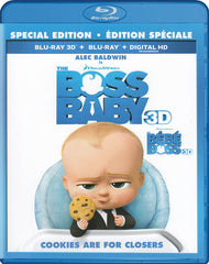 The Boss Baby 3D (Blu-ray 3D / Blu-ray / Digital HD) (Special Edition) (Blu-ray) (Bilingual)