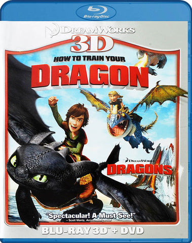 Comment dresser votre dragon (Blu-ray 3D + DVD) (Blu-ray) (Bilingue) Film BLU-RAY