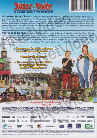 Asterix & Obelix: God Save Britannia (Bilingual) DVD Movie 