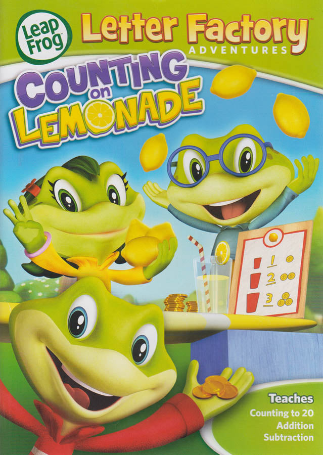 Leapfrog letter factory adventures counting on lemonade on dvd movie