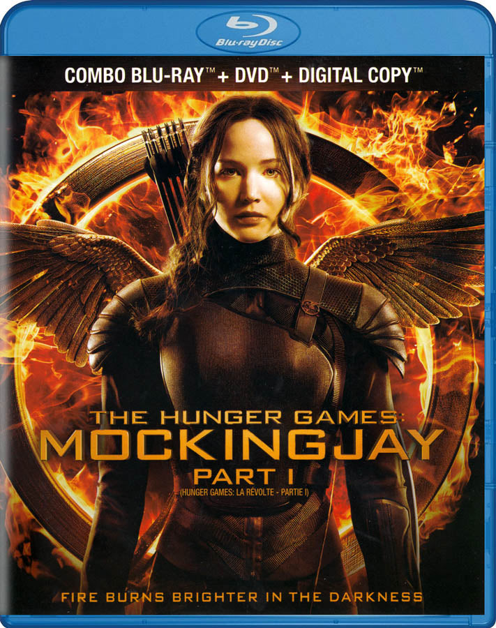 Coffret de 2 DVD+ 2 Blu-ray HUNGER GAMES La révolte partie 1+ 1CD  Mockingjay - Label Emmaüs