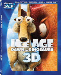L'âge de glace - L'aube des dinosaures 3D (Blu-ray 3D + Blu-ray + DVD + Copie numérique) (Blu-ray)