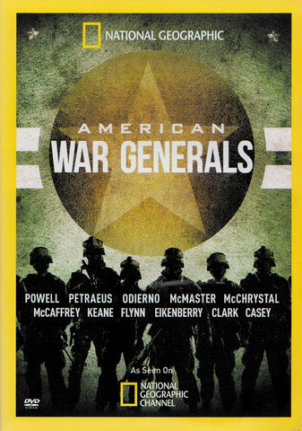 National Geographic - American War Generals DVD Movie 