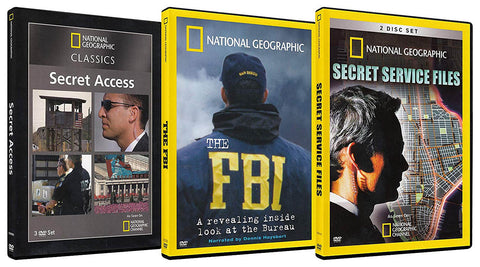 National Geographic Secret Service Pack (3-Pack) DVD Movie 