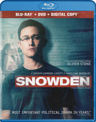 Snowden (Blu-ray / DVD / Copie numérique) (Blu-ray) (Bilingue) Film BLU-RAY