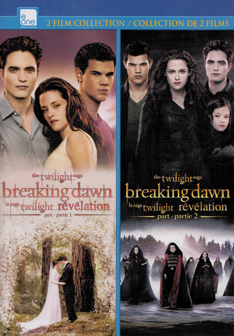 The Twilight: Breaking Dawn - Partie 1 / La saga Twilight: Breaking Dawn - Partie 2 DVD Movie