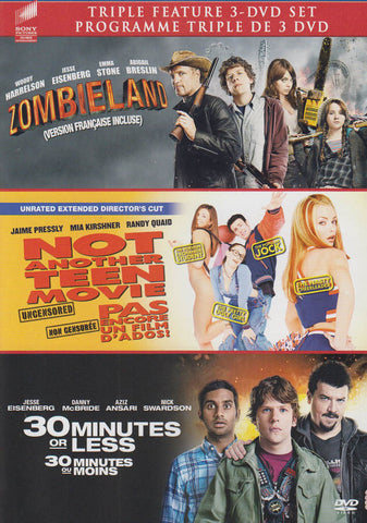 Zombieland / Pas un autre film adolescent / 30 Minutes or Less (Triple Feature) (Bilingue) DVD Film