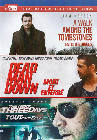 A Walk Among the Tombstone / Dead Man Down / The Next Three Days (Triple Feature) (Bilingual) DVD Movie 