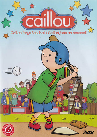 Caillou Plays Baseball (Volume 6) (Bilingual) DVD Movie 