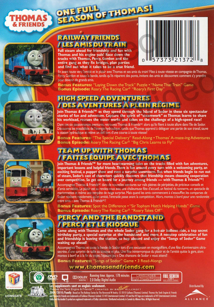 Thomas & Friends Adventure Pack (4DVD Set) Season) (Boxset