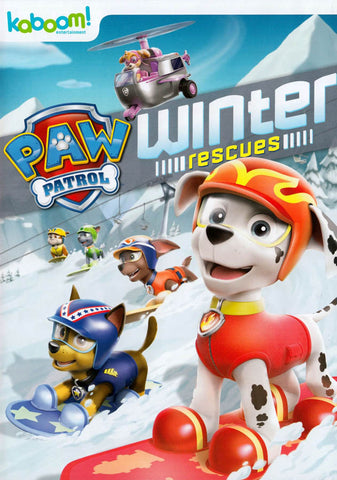 Paw Patrol - Winter Rescues (Kaboom) DVD Movie 