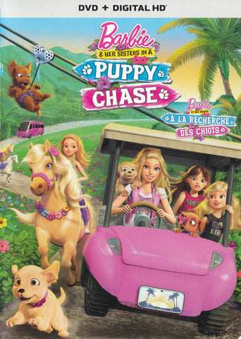Barbie and Her Sisters in a Puppy Chase DVD Digitial HD