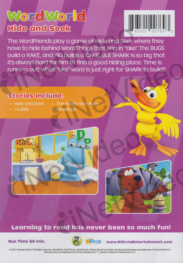 WordWorld - Hide and Seek on DVD Movie