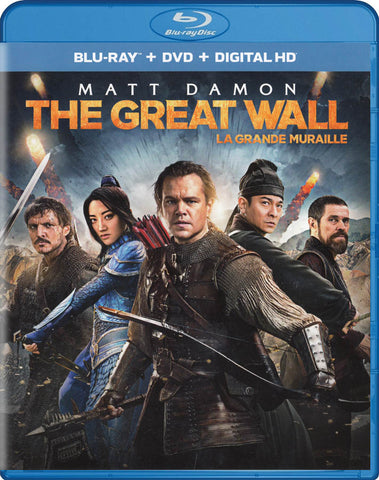 The Great Wall (Blu-ray + DVD + Digital HD) (Bilingual) (Blu-ray) BLU-RAY Movie