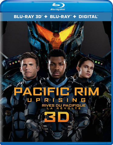 Pacific Rim Uprising (Blu-ray 3D + Blu-ray + Digital) (Blu-ray) (Bilingual) BLU-RAY Movie