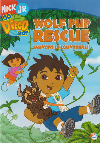 Go Diego Go! - Wolf Pup Rescue (Bilingual) DVD Movie 