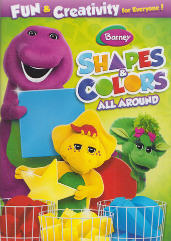 Barney : Shapes And Colors All Around DVD Movie 
