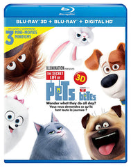 La vie secrète des animaux domestiques (Blu-ray 3D + Blu-ray + HD numérique) (Blu-ray) (Bilingue)