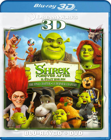 Shrek Forever After (3D + DVD) (Bilingue) (Blu-ray) Film BLU-RAY