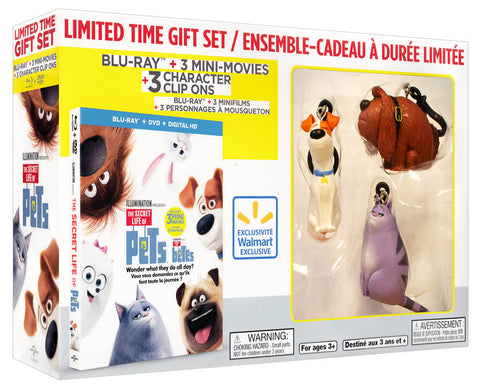 La vie secrète des animaux domestiques (Blu-ray + DVD) (Blu-ray) (Ensemble-cadeau d'une durée limitée) (Bilingue) (Boxset) Film BLU-RAY